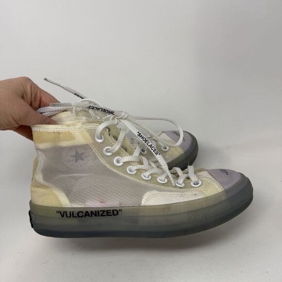 Converse Off-White x Chuck 70 The Ten Sz 6 Authentic Used Rare Virgil Og Sample - Picture 5 of 11